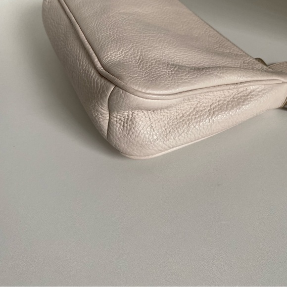 Coach Nolita with chain chalk color pebble leather purse - Picture 6 of 14